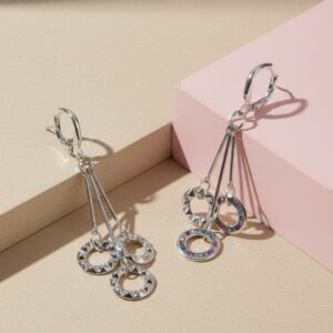 Multi-Ring Drop Earrings