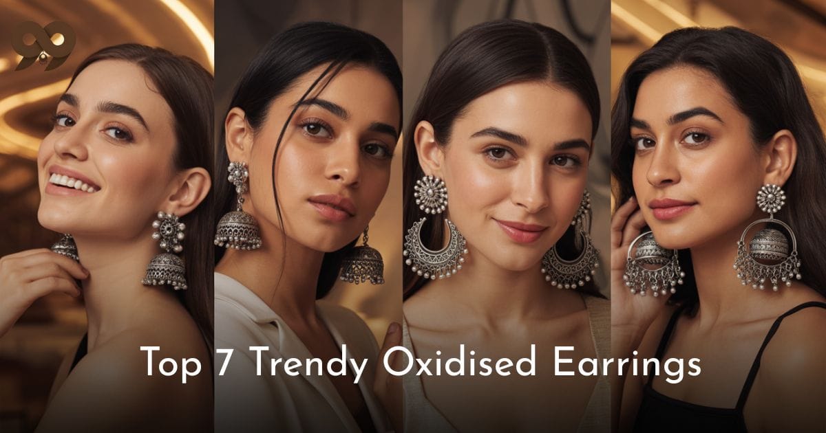 Trendy Oxidised Earrings