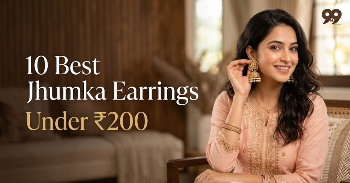 Read more about the article 10 Best Jhumka Earrings Under ₹200 – Look Gorgeous on Any Budget