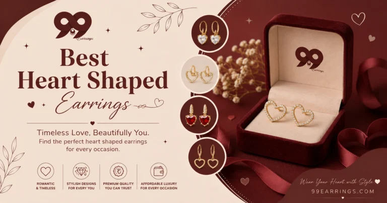 Read more about the article Best Heart Shaped Earrings: Find the Most Flattering Style for You