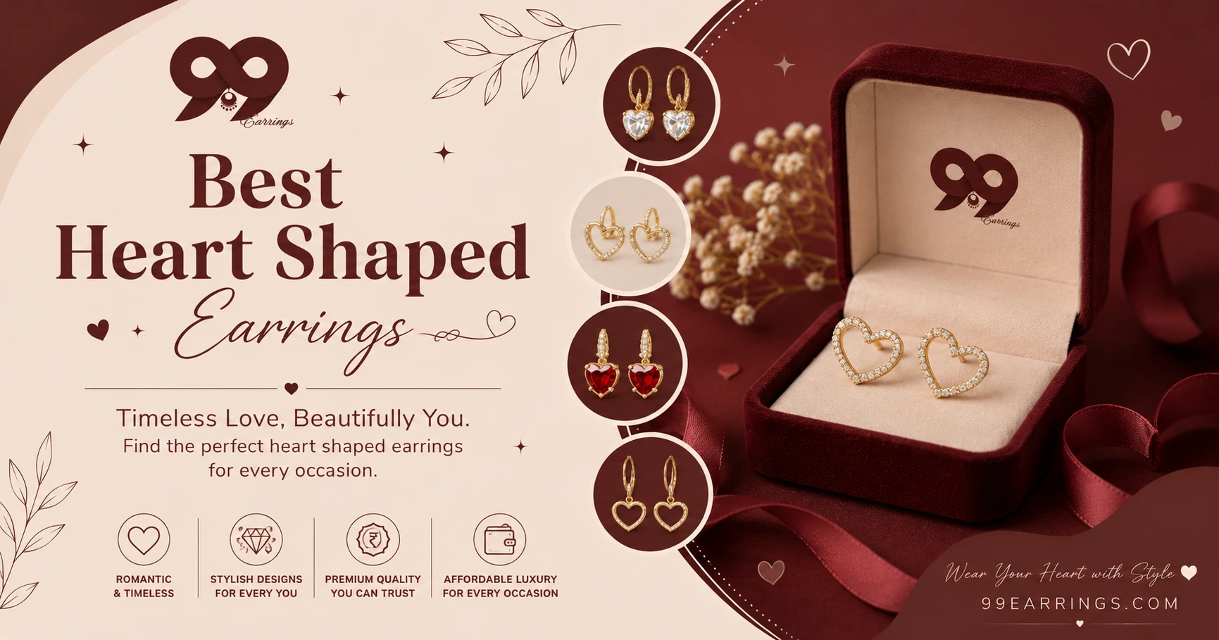 You are currently viewing Best Heart Shaped Earrings: Find the Most Flattering Style for You