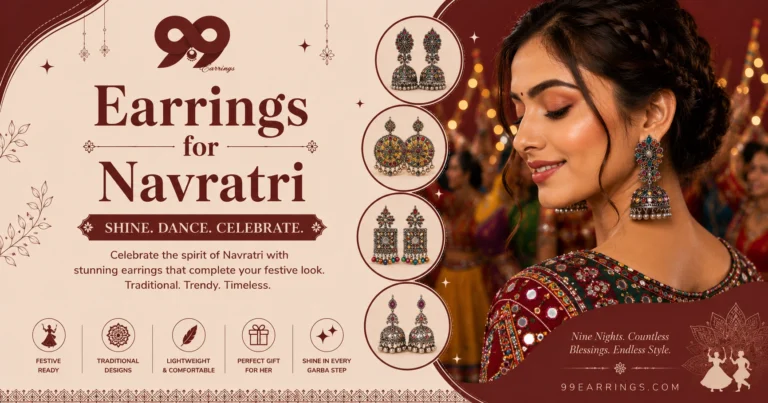 Read more about the article Earrings for Navratri: The Complete Colour-Wise Guide for All 9 Days